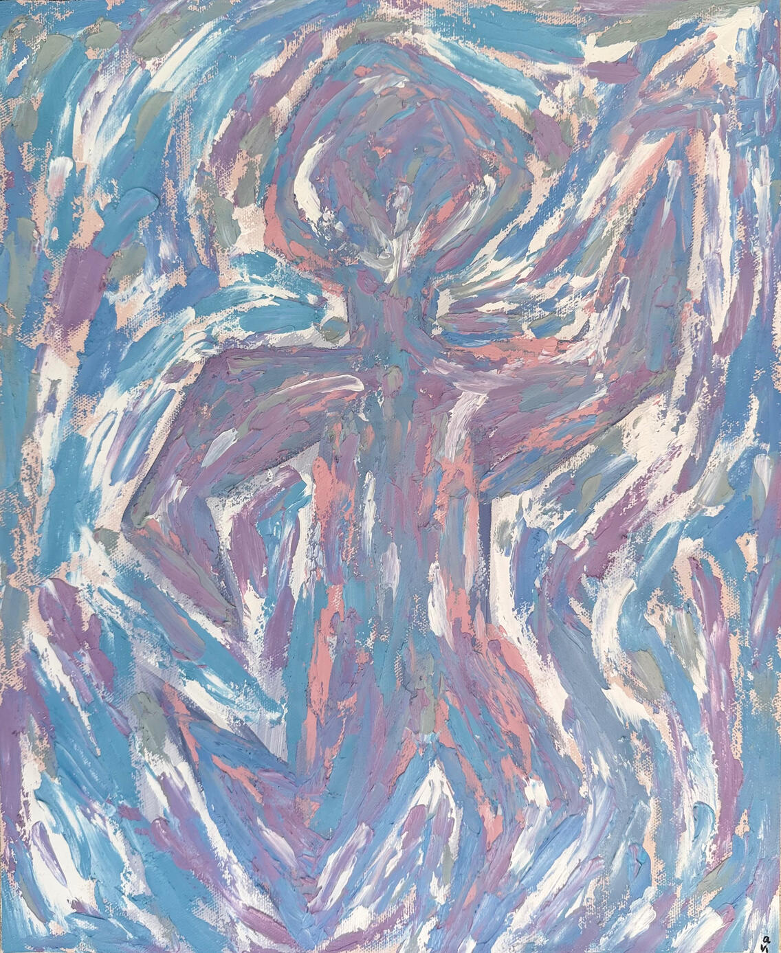 Untitled 01, oil and acrylic on canvas