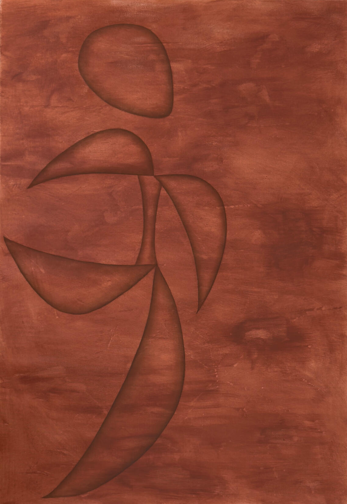 "Sinnister", oil and acrylic on canvas, 20" x 30", $1200