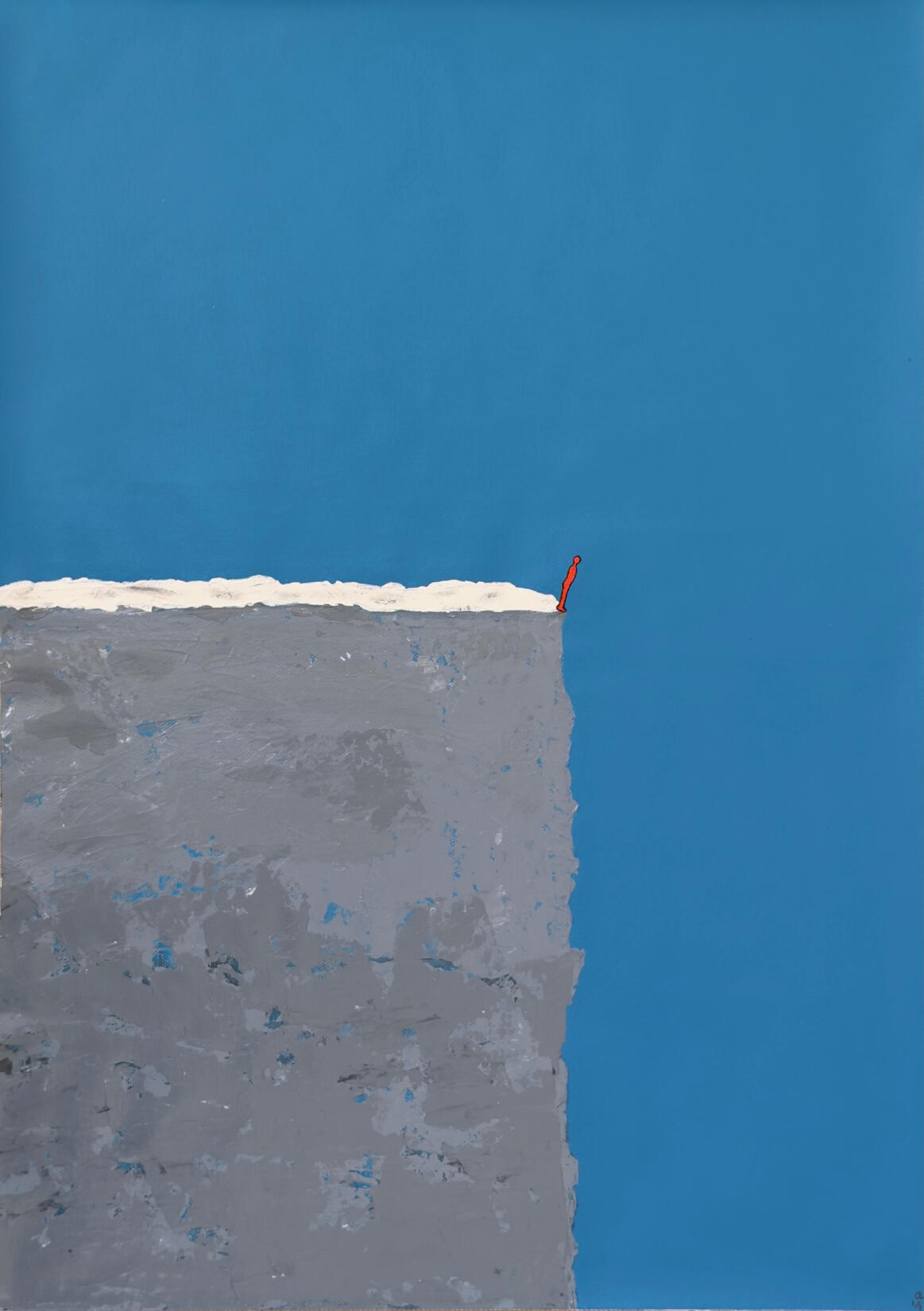 "Façade", acrylic on canvas, 15.75" x 22", $690